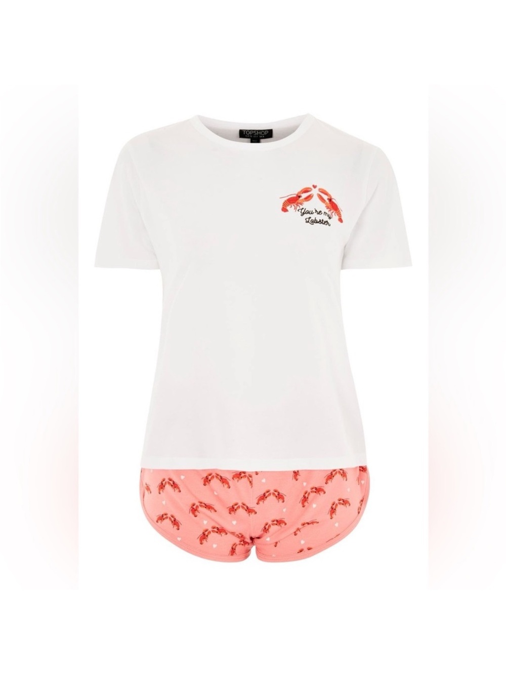 Topshop “You’re my Lobster” Pajama Set